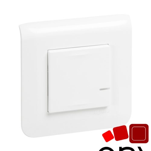 Legrand 077723L, Program Mosaic Netatmo Vezeték Nélküli Kapcsoló - Egypólusú, Fehér 