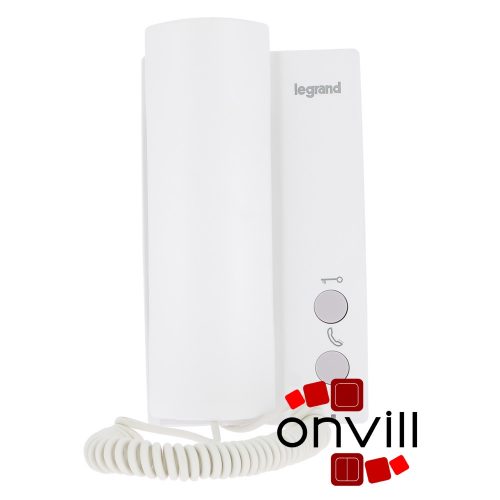 Legrand 369505, 3-Vezetékes Audió Kaputelefon Kiegészítő Beltéri Egység