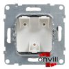 Legrand 721143, Suno Vakfedél, Program Mosaic Adapterrel, Fehér