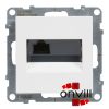 Legrand 721152, Suno 1XRJ45 Cat.6 UTP Informatikai Csatlakozóaljzat, Fehér