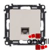 Legrand 753248, Valena Life 1XRJ45 Cat.6A STP Informatikai Csatlakozóaljzat, Elefántcsont