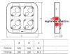 Legrand 782496, Forix IP20 Falon Kívüli, 6-os Munkaállomás, Vízszintesen/Függőlegesen Felszerelhető, Fehér