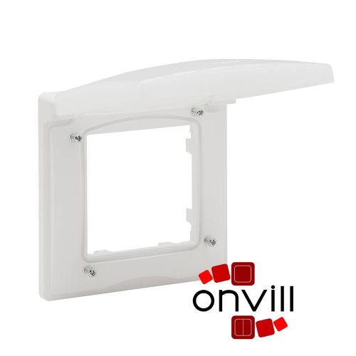 Legrand 863196, Niloé Step Egyes Keret, Vízmentes, IP44, Fehér