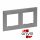 Legrand 863492, Niloé Step Kettes Keret, Grafit