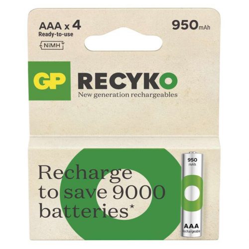 EMOS B25114, GP ReCyko NiMH Akkumulátor HR03 (AAA) 950mAh 4db