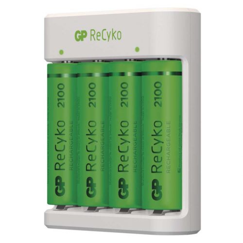 EMOS B51414, GP Akkumulátor töltő Eco E411+2xAA ReCyko 2100mAh