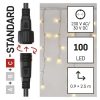 EMOS D1CN01, Standard LED sorolható füzér, villogó – jégcsapok, 2,5 m, kültéri, meleg/hideg fehér