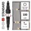 EMOS D1EW01, Standard LED sorolható karácsonyi füzér – fényfüggöny, 1x2 m, kültéri, meleg fehér