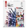 EMOS D4AA02, LED karácsonyi fényfüzér, 10 m, kültéri és beltéri, RGB, távirányító, programok, időzítő