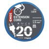 EMOS P01520W, Weatherproof hosszabbító kábel 20 m / 1 csatlakozó / kék / szilikon / 230 V / 1,5 mm2