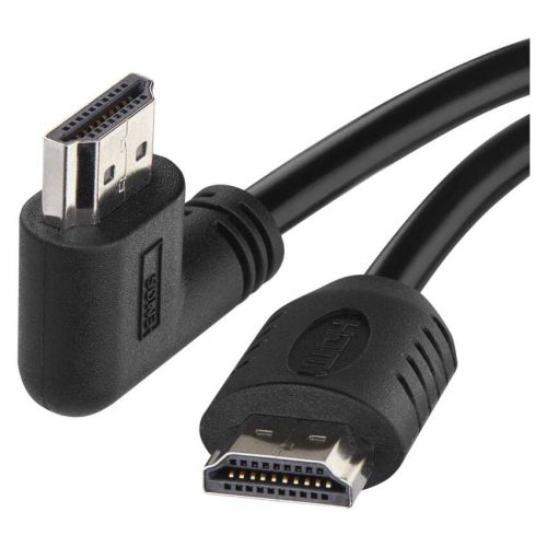 EMOS S10110, HDMI kábel 2.0 A-A dugó 90°, 1.5m