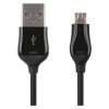 EMOS SM7004B, Töltő- és adatkábel USB-A 2.0 / micro USB-B 2.0, Quick Charge, 1 m, fekete