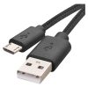 EMOS SM7008BL, Töltő- és adatkábel USB-A 2.0 / micro USB-B 2.0, 2 m, fekete