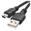 EMOS SM7009BL, Töltő- és adatkábel USB-A 2.0 / micro USB-B 2.0, 2 m, fekete