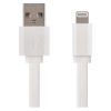 EMOS SM7013W, Töltő- és adatkábel USB-A 2.0 / Lightning MFi, 1 m, fehér