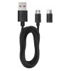 EMOS V0219, Univerzális USB TÖLTŐ 2.1A+micro USB Kábel+Átalakító USB-C