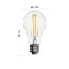 EMOS Z74284, LED izzó Filament A67 / E27 / 11 W (100 W) / 1 521 lm / meleg fehér