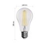 EMOS Z74285, LED izzó Filament A60 / E27 / 11 W (100 W) / 1 521 lm / természetes fehér