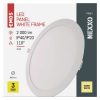 EMOS ZD1154, LED süllyesztett lámpatest NEXXO, kerek, fehér, 24W, meleg fehér