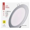 EMOS ZD1232, LED panel beépíthető 12.5W 1000lm IP20 természetes fehér