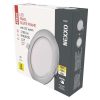 EMOS ZD1233, LED süllyesztett lámpatest NEXXO, kerek, ezüst, 12W, CCT