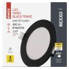 EMOS ZD1323, LED süllyesztett lámpatest NEXXO, kerek, fekete, 7W, CCT