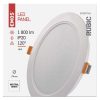 EMOS ZD1442, LED süllyesztett lámpatest RUBIC, kerek, fehér, 18W, természetes fehér