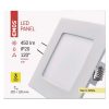 EMOS ZD2121, LED panel beépíthető 6W 450lm P20 meleg fehér