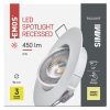 EMOS ZD3121, Exclusive LED spotlámpa 5W 450lm IP20 meleg fehér