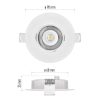 EMOS ZD3122, Exclusive LED spotlámpa 5W 450lm IP20 term. fehér