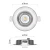 EMOS ZD3221, Exclusive LED spotlámpa 5W 450lm IP20 meleg fehér