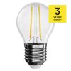 EMOS ZF1100, LED izzó Filament Mini Globe / E27 / 1,8 W (25 W) / 250 lm / meleg fehér