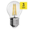 EMOS ZF1140, LED izzó Filament Mini Globe / E27 / 6 W (60 W) / 810 lm / meleg fehér