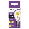 EMOS ZF1200, LED izzó Filament Mini Globe / E14 / 1,8 W (25 W) / 250 lm / meleg fehér