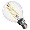 EMOS ZF1240, LED izzó Filament Mini Globe / E14 / 6 W (60 W) / 810 lm / meleg fehér