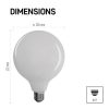 EMOS ZF2161, LED izzó Filament gömb / E27 / 11 W (100 W) / 1 521 lm / természetes fehér