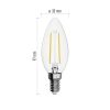 EMOS ZF3200, LED izzó Filament gyertya / E14 / 1,8 W (25 W) / 250 lm / meleg fehér