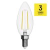 EMOS ZF3200, LED izzó Filament gyertya / E14 / 1,8 W (25 W) / 250 lm / meleg fehér