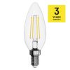 EMOS ZF3240, LED izzó Filament gyertya / E14 / 6 W (60 W) / 810 lm / meleg fehér