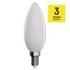 EMOS ZF4220, LED izzó Filament gyertya / E14 / 3,4 W (40 W) / 470 lm / meleg fehér