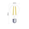 EMOS ZF5140.2, LED izzó Filament A60 / E27 / 5,9 W (60 W) / 806 lm / meleg fehér 2db