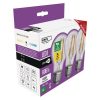 EMOS ZF5148.3, LED izzó Filament A60 / E27 / 3,8 W (60 W) / 806 lm / természetes fehér 3db