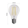 EMOS ZF5154D, LED izzó Filament A60 / E27 / 7,5 W (75 W) / 1 055 lm / meleg fehér / dimmelhető