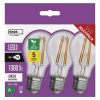 EMOS ZF5158.3, LED izzó Filament A60 / E27 / 5 W (75 W) / 1 060 lm / természetes fehér 3db