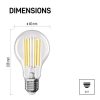 EMOS ZF5167, LED izzó Filament A60 A CLASS / E27 / 7,2 W (100 W) / 1521 lm / meleg fehér