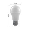 EMOS ZL4206, LED izzó Classic A60 / E27 / 10,5 W (75 W) / 1 060 lm / meleg fehér / dimmelhető