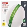 EMOS ZM3408, LED mennyezeti lámpatest TIVI, kerek, fehér 12,5W, IP44, Természetes fehér