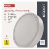 EMOS ZM5145, LED-es felületi lámpatest NEXXO, kerek, fehér, 21W, semleges fehér