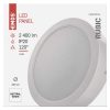 EMOS ZM5452, LED felületi lámpatest RUBIC, kerek, fehér, 24W, természetes fehér