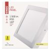 EMOS ZM6141, LED panel falon kívüli 18W 1500lm IP20 meleg fehér